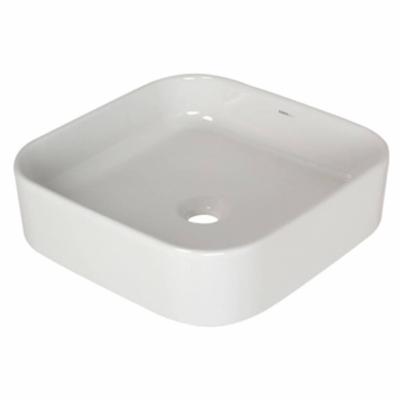 Plieger Opbouwwastafel Fresno 42X42 cm Wit - Met Kraangat 42x42 cm Wit Plieger Opbouwwastafel Fresno 42X42 cm Wit - Met Kraangat 42x42 cm Wit