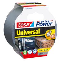 tesa UNIVERSAL 56348-00000-06 Textieltape tesa extra Power Zilver (l x b) 10 m x 50 mm 1 stuk(s) - thumbnail
