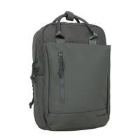 New Rebels Bruce Miami Rugzak 9L Waterafstotende Laptop Rugtas 13 inch Schooltas en Werktas van PU Nylon Comfortabel Comp 9L Antracite - thumbnail