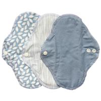 Wasbaar maandverband – ImseVimse Full Cycle Kit (Design: Denim (blauw)) - thumbnail