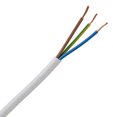 Kopp 151810842 Geïsoleerde kabel H05VV5-F 3 x 1.5 mm² Wit 10 m