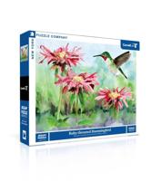 New York Puzzle Company Legpuzzel Roodkeelkolibrie - 1000 stukjes - thumbnail