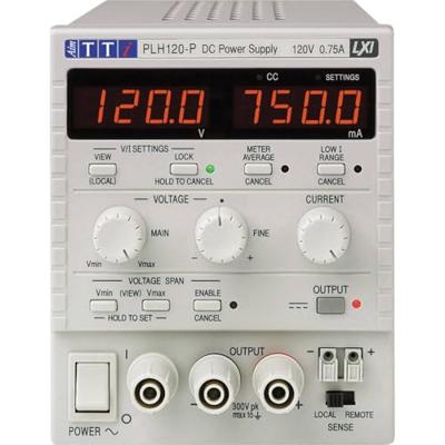 Aim TTi PLH120-P Labvoeding, regelbaar 0 - 120 V 0 - 0.75 A 90 W Aantal uitgangen: 1 x Aim TTi PLH120-P Labvoeding, regelbaar 0 - 120 V 0 - 0.75 A 90 W Aantal uitgangen: 1 x