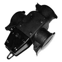EDM Drieweg hangkoppeling rubber IP44 - 6871977 - thumbnail