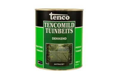 Dekkend antraciet 1l tencomild verf/beits Tenco - Tenco