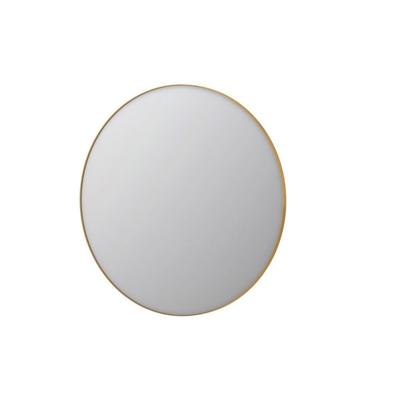 INK SP15 Spiegel Rond Mat Goud Aluminium Kader 120 x 3,5 cm