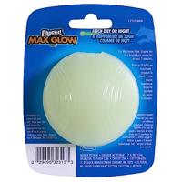 CHUCKIT MAX GLOW BAL GLOW IN THE DARK MEDIUM 6X6X6 CM - thumbnail