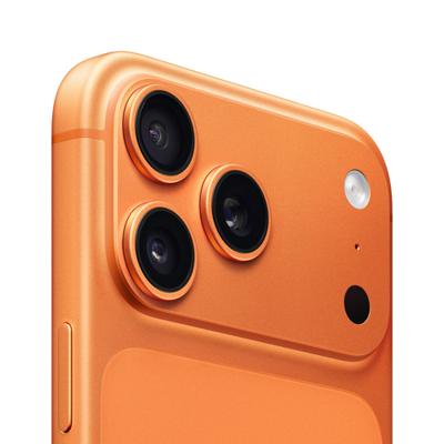 Apple iPhone 17 Pro Max 512 GB: 6,9‑inch display met ProMotion, A19 Pro-chip, langste batterijduur van alle iPhones, Pro Fusion-camerasysteem, Center Stage-camera aan de voorkant; Kosmisch oranje