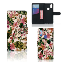 Xiaomi Mi A2 Hoesje Flowers - thumbnail