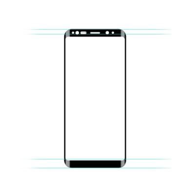 mocolo 0.33 mm 9u 3D gebogen volledig scherm getemperd glas film voor Galaxy S9 PLUS (zwart)