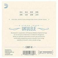 D&apos;Addario EJ88T-8 Nyltech 8-string Ukulele snaren voor achtsnarige tenor ukelele - thumbnail