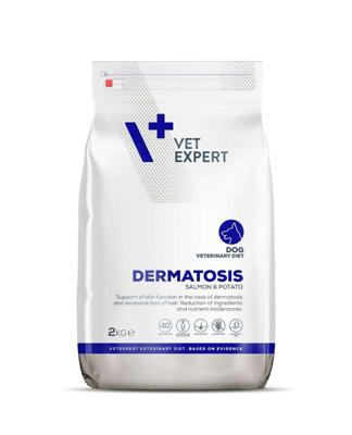 VET EXPERT Veterinary Diet Dermatosis Dog Zalm & Aardappel - droog hondenvoer - 2 kg