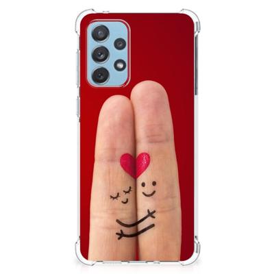 Samsung Galaxy A73 Anti Shock Bumper Case Liefde - Origineel Romantisch Cadeau Samsung Galaxy A73 Anti Shock Bumper Case Liefde - Origineel Romantisch Cadeau