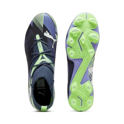 PUMA Future 7 Match Gras / Kunstgras Voetbalschoenen (MG) Grijs Paars Groen Wit PUMA Future 7 Match Gras / Kunstgras Voetbalschoenen (MG) Grijs Paars Groen Wit