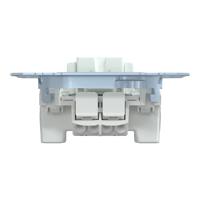 Merten MEG3102-0000 Controleschakelaar, Uitschakelaar Inzetstuk System M, System plat, AquaDesign Meerdere kleuren 1 stuk(s) - thumbnail