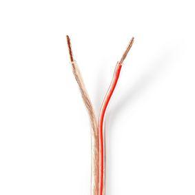 Nedis Speaker-Kabel | 2x 2.50 mm² | 100 m | Transparant | 1 stuks - CABR2500TR1000 CABR2500TR1000