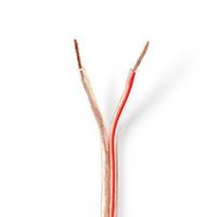 Nedis Speaker-Kabel | 2x 2.50 mm² | 100 m | Transparant | 1 stuks - CABR2500TR1000 CABR2500TR1000 - thumbnail