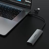 UNITEK M.2 BEHUIZING USB 3.2 Gen2 Type-C M.2 NVME/SATA SSD - thumbnail