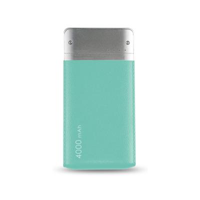 RealPower PB-4000 Fashion powerbank Blauw, Zilver Lithium-Polymeer (LiPo) 4000 mAh
