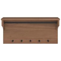 Wandkapstok SANDNES 87x30x42 cm massief grenenhout - thumbnail