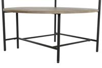 Hoofdtafel DKD Home Decor 118 x 90 x 61 cm Metaal Aluminium Hout MDF - thumbnail