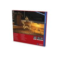 Konstsmide 4463-800 Kerstster Ster Goud LED Amber Energielabel: G (A - G) - thumbnail