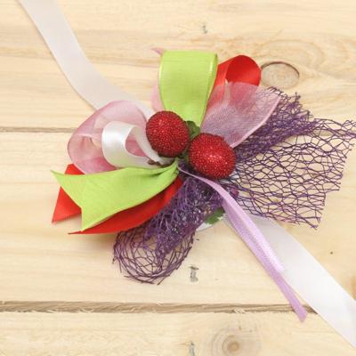 Bonbon doosjes - Chocolade doosje - Strik Zomerfruit (wit) - 24 stuks