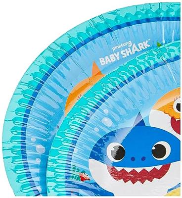 Feestbordjes Baby Shark (8st) - thumbnail
