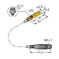 Turck Magneetveldsensor Magnetisch PNP BIM-UNR-AP6X-0,3-PSG3M - thumbnail