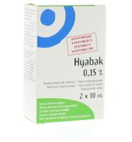 Hyabak Oogdruppels duopack 2 Stuks - thumbnail