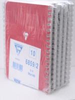 Notitieboek Clairefontaine A7+ 95x140 ruit 5x5 100blz 90gr assorti | 10 stuks - thumbnail