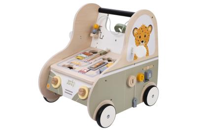 Jack&jacky Houten loopwagen auto jack & jacky