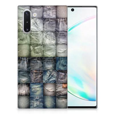 Silicone Back Cover Samsung Galaxy Note 10 Spijkerbroeken Silicone Back Cover Samsung Galaxy Note 10 Spijkerbroeken