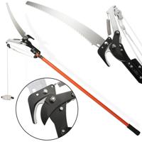 Telescopische Takkenzaag met Snoeischaar Oranje 2,60m - thumbnail