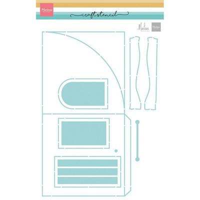 Marianne Design • craft stencil a4 create a room by marleen