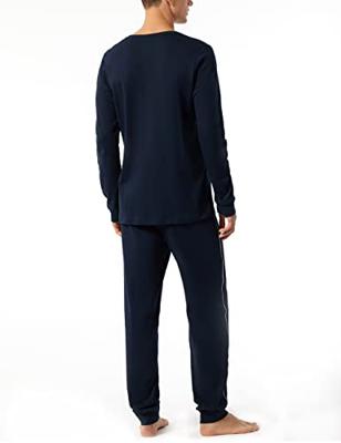 Schiesser Schiesser Pyjama Long dark blue 178109 58/3XL