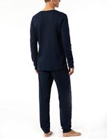 Schiesser Schiesser Pyjama Long dark blue 178109 58/3XL - thumbnail