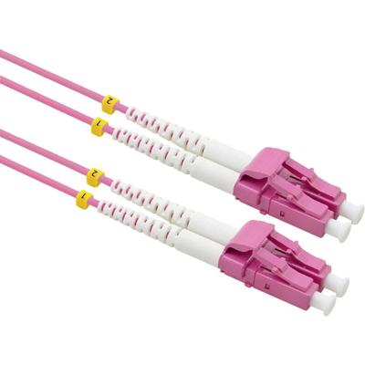 VALUE F.O. Kabel 50/125µm OM4, LC/LC, low-Loss connector , violet, 10 m