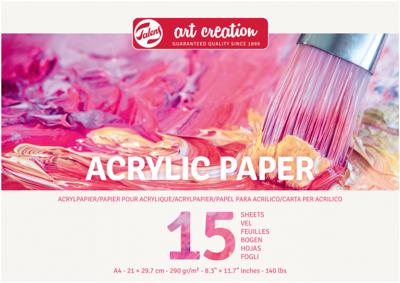 Talens Art Creation Acrylpapier A4 290 G 15 Vellen