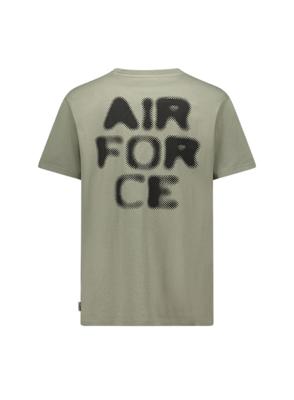 Hazy Round T-Shirt Laurel Oak\True Black Backprint