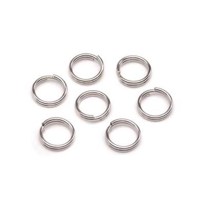 Vaessen Creative • ringen dubbel 6mm 50pcs silver