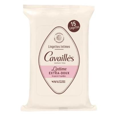 Roge Cavailles Lingettes Intimes Extra-Doux 15st