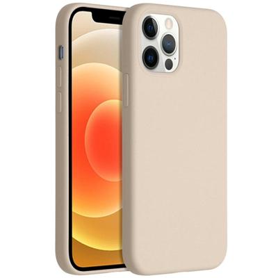 Accezz Liquid Silicone voor Apple iPhone 12 (Pro) Telefoonhoesje Bruin Accezz Liquid Silicone voor Apple iPhone 12 (Pro) Telefoonhoesje Bruin