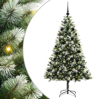 VidaXL Kunstmatige scharnierkerstboom met bedekte sneeuw 180 cm VidaXL Kunstmatige scharnierkerstboom met bedekte sneeuw 180 cm