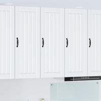 Keukenkast Wit 40 x 31 x 100 cm Bewerkt hout - thumbnail