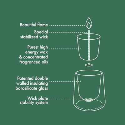Bolsius CleanLight Starterkit Navulbare Geurkaars Cypress & Amber