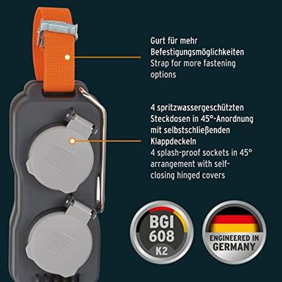 Verlengkabeldoos Powerblock 15m 3x1.5mm IP54