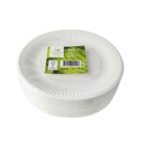 Borden Rond Wit Karton 23 cm (100 stuks) - thumbnail
