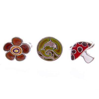 Kinder Moodring met Dier, Kever & Bloem