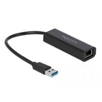 Delock USB 2.0 Adapter [1x USB-A-stekker - 1x RJ45-bus] 66299 0.15 m - thumbnail